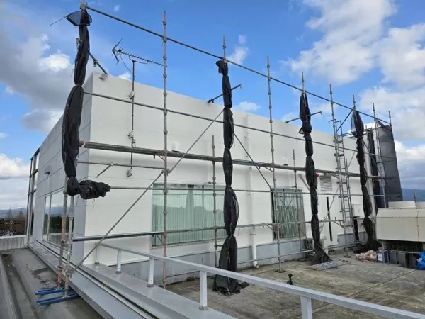 外壁塗装の足場工事