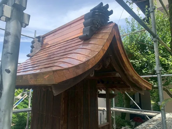 社寺建築の屋根工事