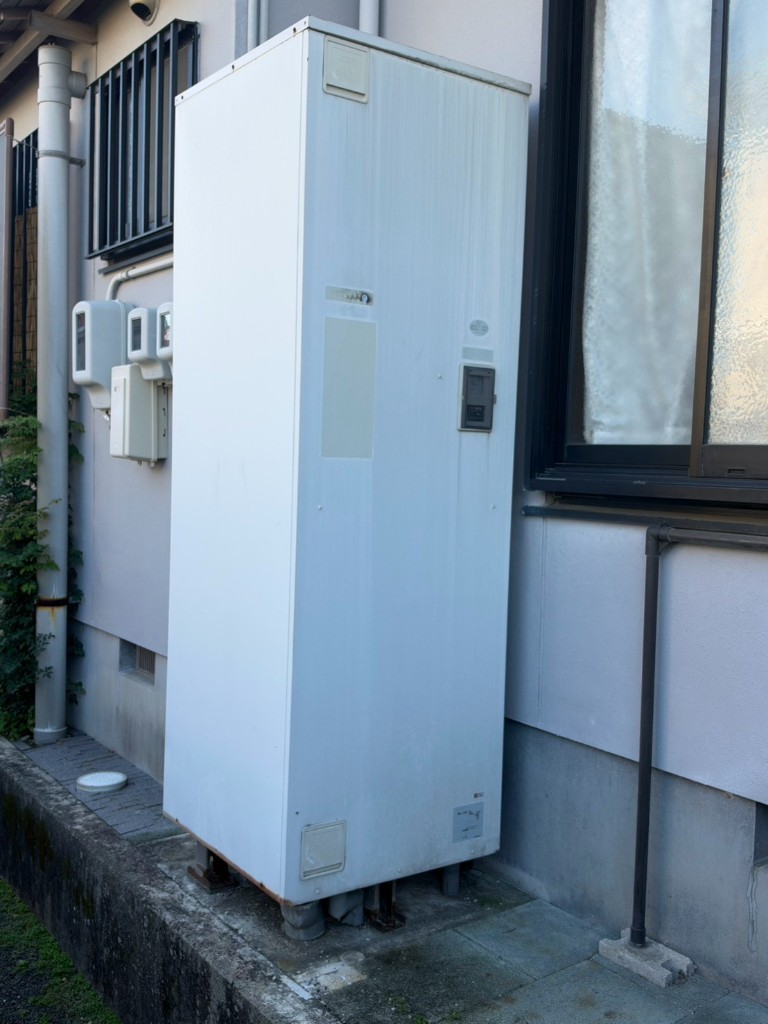 日立エコキュートへの交換工事（施工前）